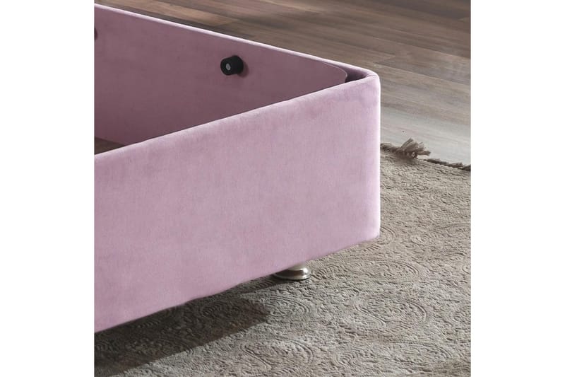 Yhden hengen sängyn runko Rasul Single Pnk - 120 x 200 cm - Huonekalut - Sänky - Sänkykehikot & sängynrungot