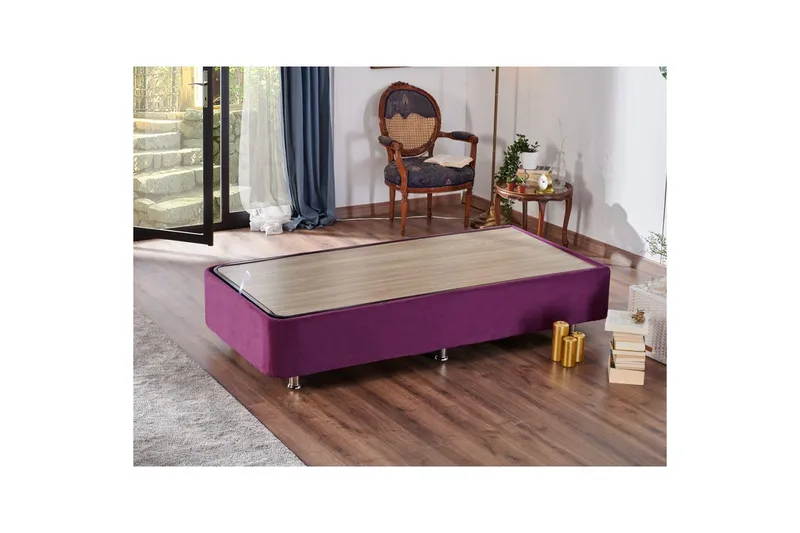 Yhden hengen sängyn runko Violetti Yksiö Violetti, 120 x 200 x 38 cm