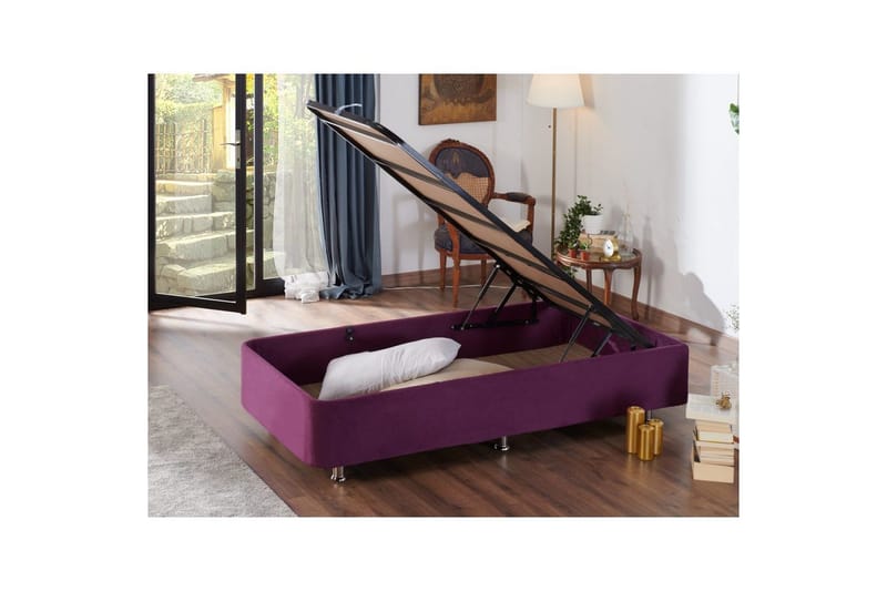 Yhden hengen sängyn runko Violetti Yksiö Violetti - 90 x 190 x 38 cm - Huonekalut - Sänky - Sänkykehikot & sängynrungot