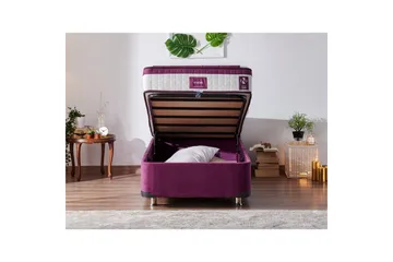 Yhden hengen sängyn runko Violetti Yksiö Violetti - 90 x 200 x 38 cm - Huonekalut - Sänky - Sänkykehikot & sängynrungot
