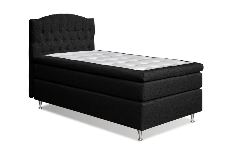 Jenkkisänky Abelie 120x200 Kova - Musta - Huonekalut - Sänky - Yhden hengen sängyt