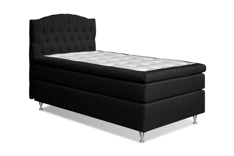 Jenkkisänky Abelie 120x200 Kova - Musta - Huonekalut - Sänky - Yhden hengen sängyt