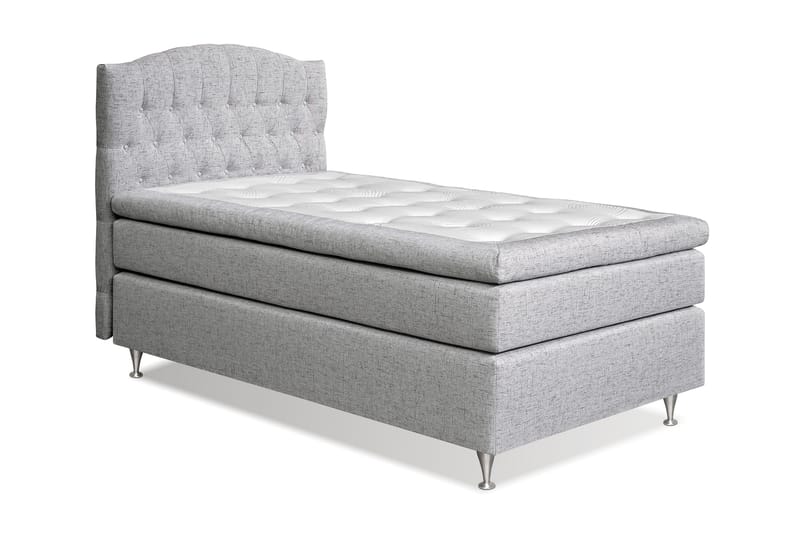 Jenkkisänky Abelie 120x200 Kova - Vaaleanharmaa - Huonekalut - Sänky - Jenkkisängyt