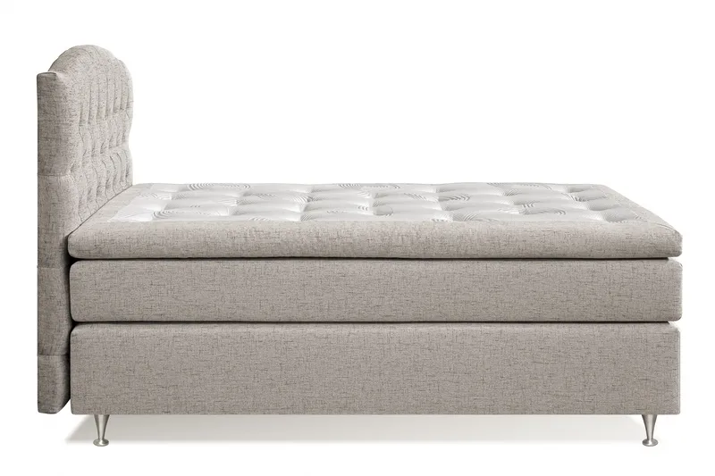 Jenkkisänky Abelie 120x200 Medium - Beige - Huonekalut - Sänky - Yhden hengen sängyt