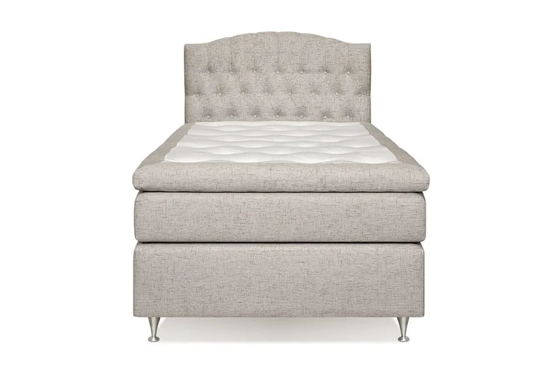 Jenkkisänky Abelie 120x200 Medium - Beige - Huonekalut - Sänky - Yhden hengen sängyt