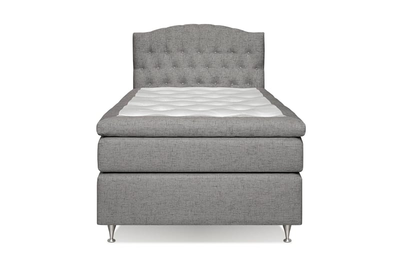 Jenkkisänky Abelie 120x200 Medium - Harmaa - Huonekalut - Sänky - Yhden hengen sängyt