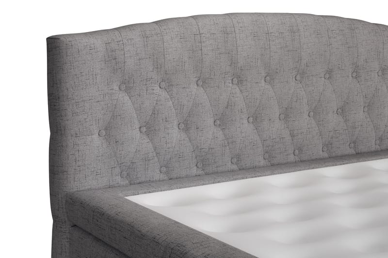 Jenkkisänky Abelie 120x200 Medium - Harmaa - Huonekalut - Sänky - Yhden hengen sängyt