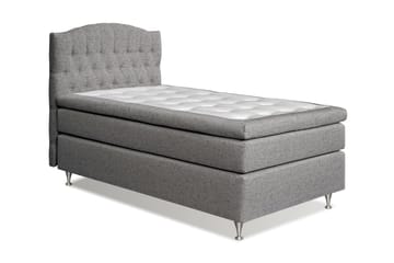 Jenkkisänky Abelie 120x200 Medium - Harmaa - Huonekalut - Sänky - Yhden hengen sängyt
