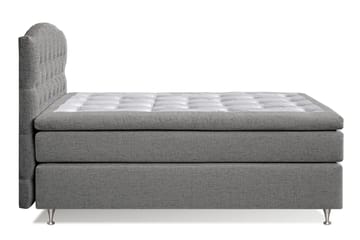 Jenkkisänky Abelie 120x200 Medium - Harmaa - Huonekalut - Sänky - Yhden hengen sängyt