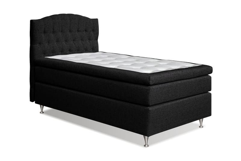 Jenkkisänky Abelie 120x200 Medium - Musta - Huonekalut - Sänky - Jenkkisängyt