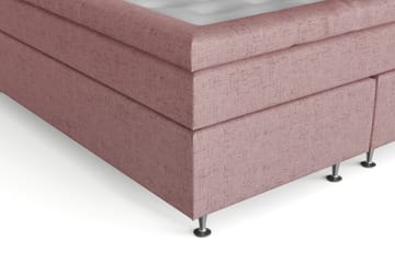 Jenkkisänky Abelie 120x200 Medium - Roosa - Huonekalut - Sänky - Yhden hengen sängyt