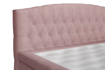 Jenkkisänky Abelie 120x200 Medium - Roosa - Huonekalut - Sänky - Yhden hengen sängyt