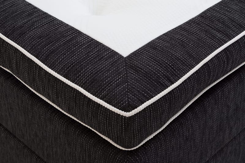 Jenkkisänky Longford 120x200 Kova Polyeetterivaahto - Musta - Huonekalut - Sänky - Yhden hengen sängyt