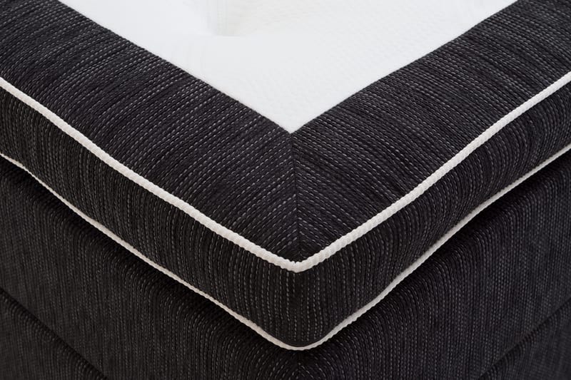 Jenkkisänky Longford 120x200 Kova Polyeetterivaahto - Musta - Huonekalut - Sänky - Jenkkisängyt