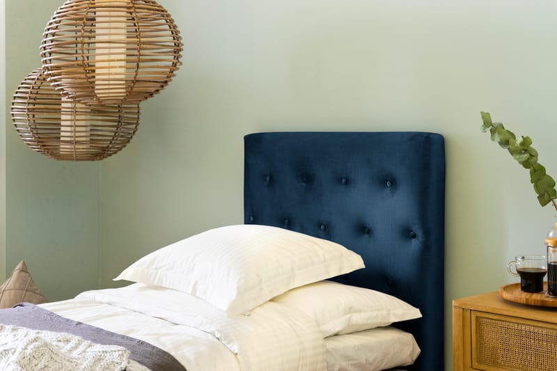 Jenkkisänky Rebeca 90x200 - Sininen - Huonekalut - Sänky - Yhden hengen sängyt