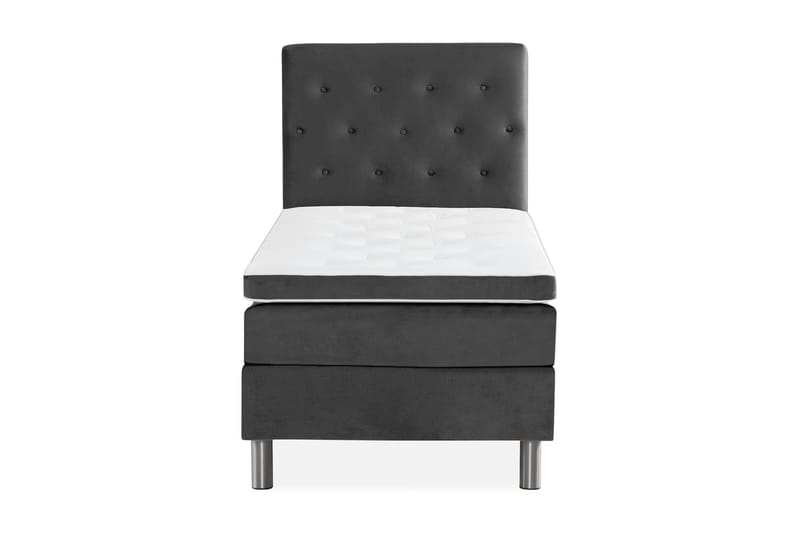 Jenkkisänky Rebeca 90x200, Tummanharmaa