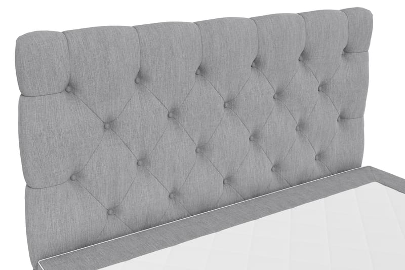 Jenkkisänky Romance Lyx 120x210 - Vaaleanharmaa - Huonekalut - Sänky - Jenkkisängyt