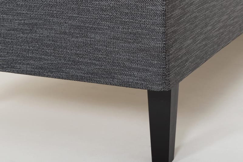 Runkopatjasänky Ystad Bas 80x200 cm Harmaa - Huonekalut - Sänky - Yhden hengen sängyt