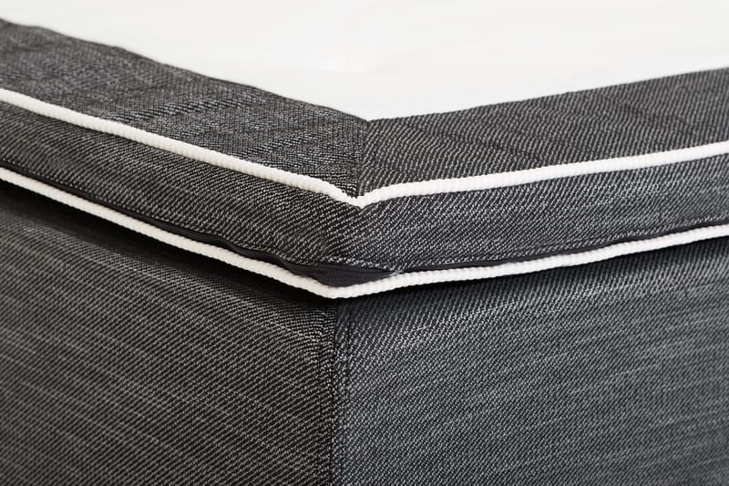 Runkopatjasänky Ystad Bas 80x200 cm Harmaa - Huonekalut - Sänky - Yhden hengen sängyt