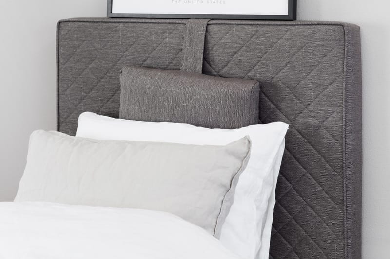 Runkosänky Kilmer 90x200 - Harmaa - Huonekalut - Sänky - Yhden hengen sängyt