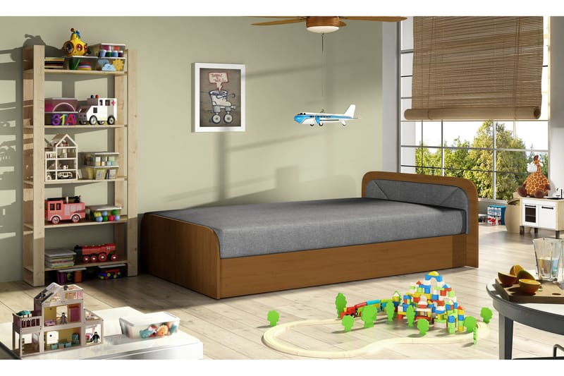 Runkosänky Rellona 80x190 cm, Harmaa