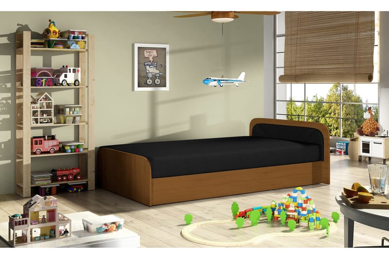 Runkosänky Rellona 80x190 cm, Musta