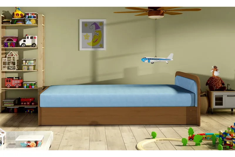 Runkosänky Rellona 80x190 cm, Sininen