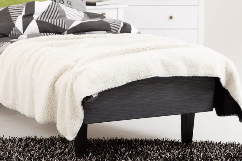 Runkosänky Peak 80x200 - Ancona Harmaa - Huonekalut - Sänky - Yhden hengen sängyt