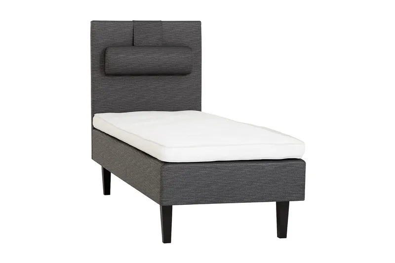 Runkosänky Peak 80x200 cm, Harmaa / Musta