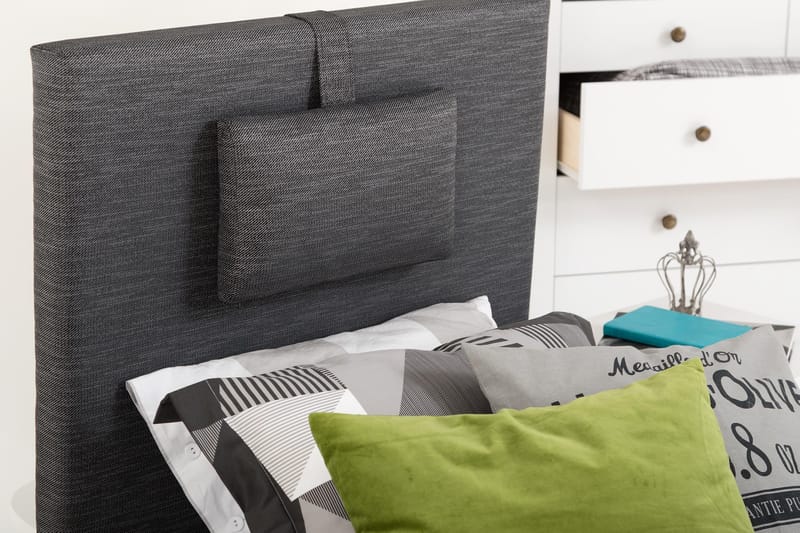 Runkosänky Peak 80x200 - Ancona Harmaa - Huonekalut - Sänky - Yhden hengen sängyt