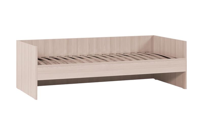 Sänky Spot säilytyksellä 90x200 cm Puu/Luonnonväri/Valkoinen - VOX - Huonekalut - Sänky - Runkopatjasängyt
