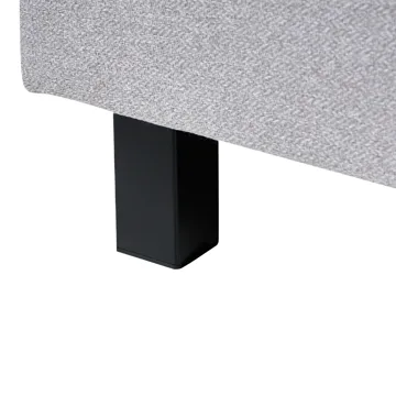 Yhden hengen sänky Sennez - Vaaleanharmaa - Huonekalut - Sänky - Sänkykehikot & sängynrungot