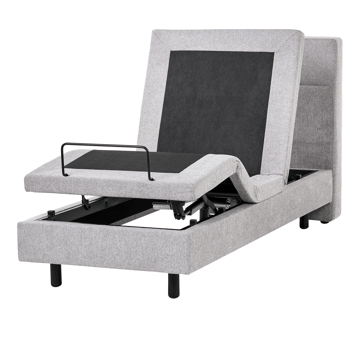 Yhden hengen sänky Viceroy 80x200 cm - Vaaleanharmaa - Huonekalut - Sänky - Yhden hengen sängyt