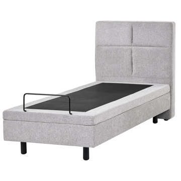 Yhden hengen sänky Viceroy 80x200 cm - Vaaleanharmaa - Huonekalut - Sänky - Yhden hengen sängyt