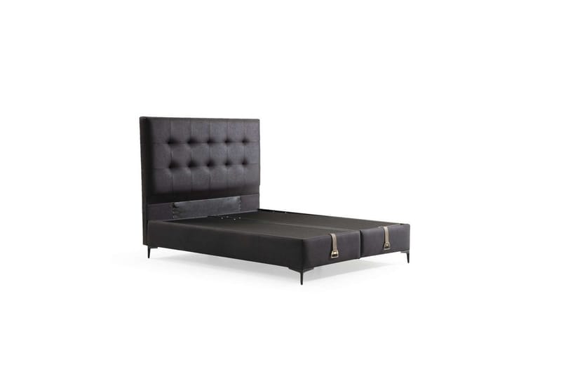 Yonel Complete Bed -paketti 180x200 cm - Musta - Huonekalut - Sänky - Sänkypaketti