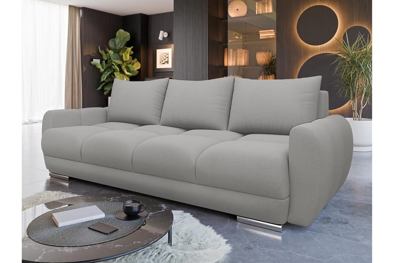 Simerly Sohva 3-istuttava - Harmaa - Huonekalut - Sohva - 3:n istuttava sohva