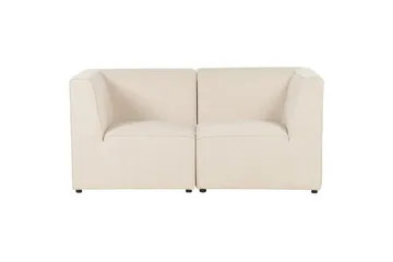 Soffa 2-sitssoffa Lemvig Grön Beige - Huonekalut - Sohva - Moduulisohva - Moduulisohvakokonaisuus