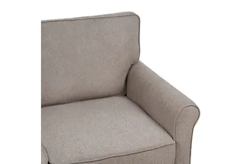 Soffa Beige||Light colored wood - Huonekalut - Sohva - 3:n istuttava sohva