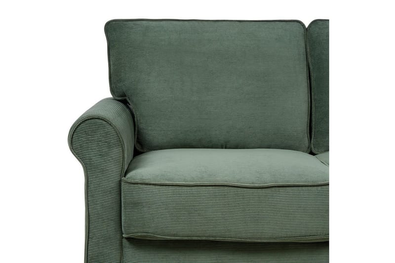 Soffa Dark green||Light colored wood - Huonekalut - Sohva - 2:n istuttava sohva