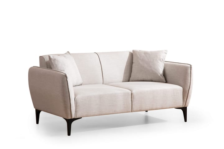Sohva 2:n ist Wangaratta - Valkoinen - 2:n istuttava sohva - Sohva