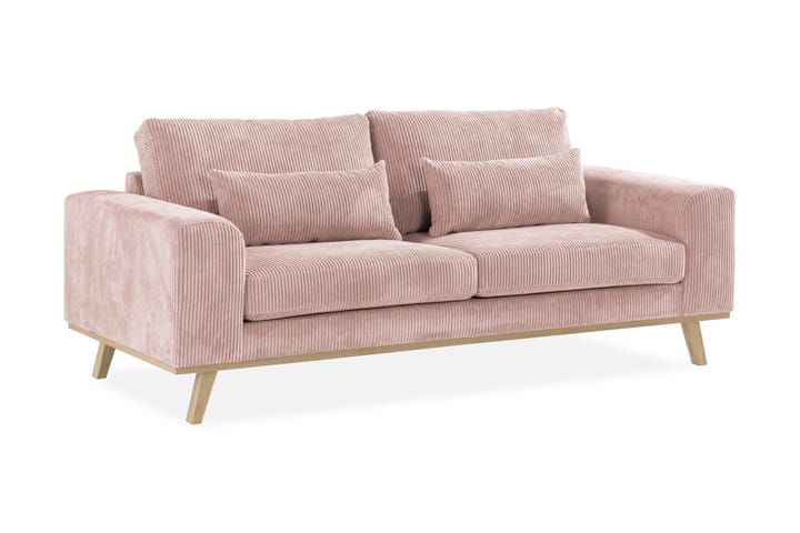 Sohva Haga 2:n ist - Vaaleanpunainen - Sohva - 2:n istuttava sohva