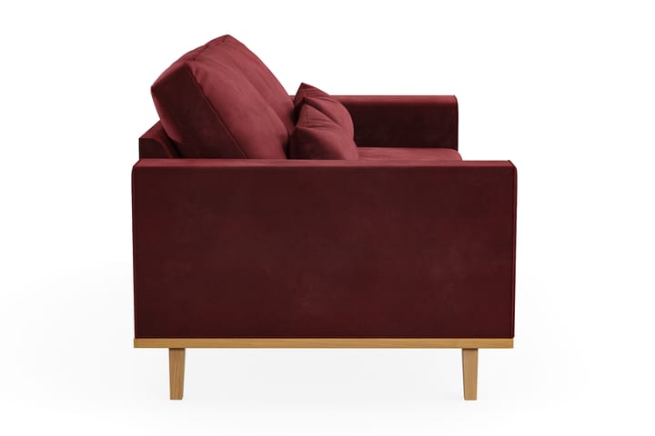 Sohva Haga 2:n ist - Punainen - 2:n istuttava sohva - Sohva
