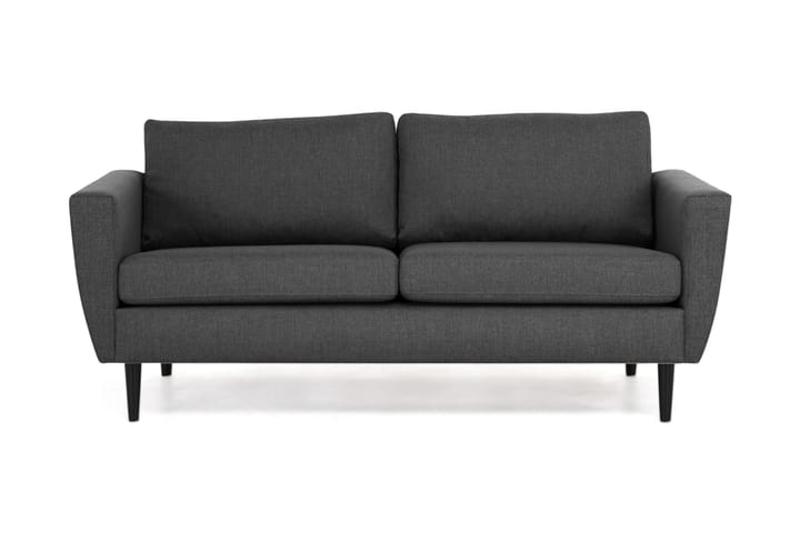 Sohva Hudson 3:n ist - Tummanharmaa/Musta - 3:n istuttava sohva - Sohva
