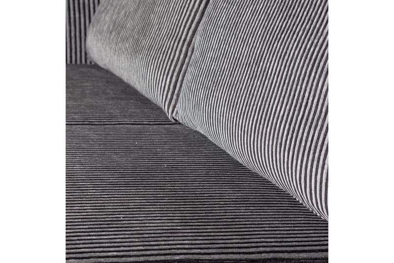 Sohva Rodeo 2,5-paikkainen - Musta/Harmaa - Huonekalut - Sohva - 2:n istuttava sohva