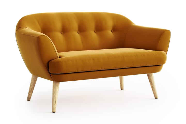 Sohva Xiao 2:n ist - Keltainen - 2:n istuttava sohva - Sohva