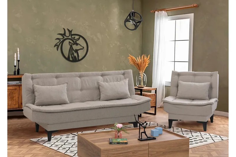 Lepinas sohvaryhmä, Harmaa