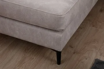 Svanabyn sohva divaanilla ja lepotuolilla 4-istuttava - Beige - Huonekalut - Sohva - U-Sohva
