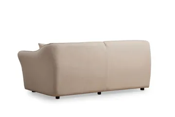 Damor kaareva sohva 3-istuttava - Beige - Huonekalut - Sohva - 3:n istuttava sohva