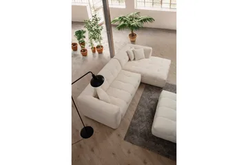 Octavian sohva divaanilla 5-istuttava - Beige - Huonekalut - Sohva - Divaanisohva