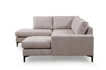 Svanabyn sohva divaanilla ja lepotuolilla 4-istuttava - Beige - Huonekalut - Sohva - U-Sohva